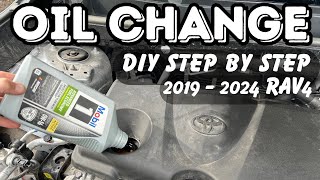 Toyota RAV4 Oil Change 20192024 Full Tutorial Tips And Tricks [upl. by Johns]