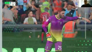 Wycombe Wanderers vs My reactions and comments gameplay EA Sports FC 24 [upl. by Altaf604]