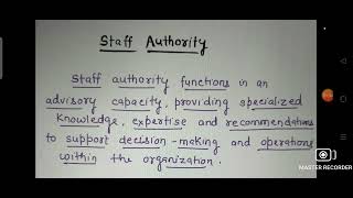 Types of AUTHORITY  Line Staff and Functional Authoritypublicadministrationforupsc [upl. by Ladin]