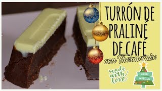 Turrón de praliné de café 🍫☕🎅🎄 RECETAS NAVIDEÑAS [upl. by Ahrens]