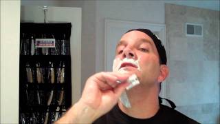 Bluebeards Revenge Scimitar Safety Razor Shave and Review [upl. by Perrie]