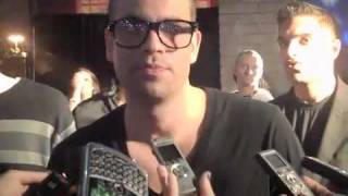 Mark Salling Interview at Weezer Concert [upl. by Guria889]