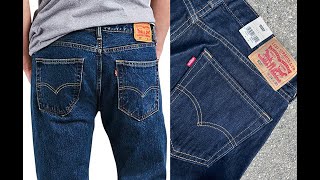 Levis 505 Jeans  Unboxing Review and Measurements [upl. by Enitsenre779]