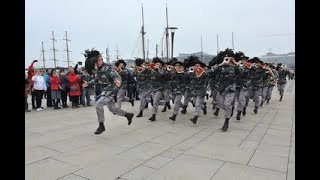 MILITARY PARADE WITH BERSAGLIERI OF BEDIZZOLE FOR THE STREETS OF OSLO [upl. by Ominorej]