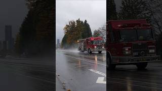 Burnaby Fire Department Engine 6 Responding [upl. by Port898]