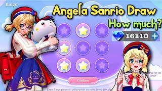 ANGELA SANRIO DRAW🌸140 Spins How Much 4 Sanrio Skins [upl. by Oak]