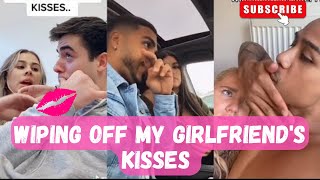 Wiping Off My Girlfriends Kisses Her Reaction 2022 PART 1  TikTok Compilation [upl. by Nnylak206]