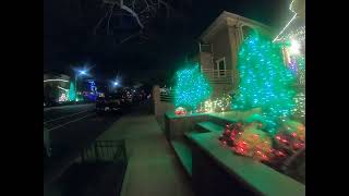 Dyker Heights Christmas Show Part 2 [upl. by Gustie]