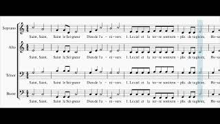 Sanctus  Messe du peuple de Dieu Soprano [upl. by Kenon]