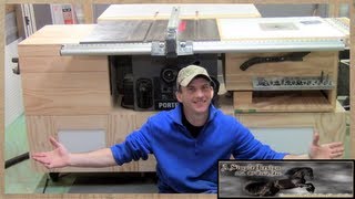 Build The Ultimate Tablesaw Base  PART 2 [upl. by Hepza]