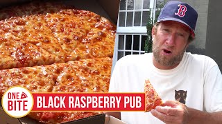 Barstool Pizza Review  Black Raspberry Pub Plymouth MA [upl. by Anekahs35]