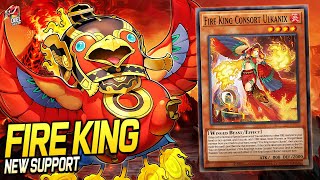 Deck Fire King New Support EDOPRO  Replays 🎮  Decklist ✔️ [upl. by Rafa]