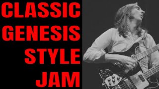 Genesis Style Jam Guitar Backing Track E Minor [upl. by Abbe]