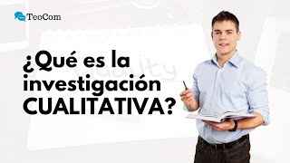 Investigación CUALITATIVA Definición características y ejemplos [upl. by Haduhey87]