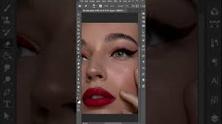 How to draw realistic eyeliner photoshop short [upl. by Aynnat]