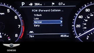 Collision Avoidance  Genesis G80  HowTo  Genesis USA [upl. by Eegnat]