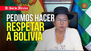 Ministra denuncia invasión de soldados al palacio presidencial de Bolivia [upl. by Yssirk]