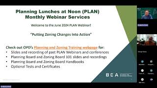 Putting Zoning Changes Into Action  PLAN webinar recording from June 20 2024 [upl. by Moira700]