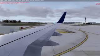 P3Dv4 Departure KATL ImagineSim [upl. by Akiemaj]