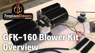 GFK160 Fireplace Blower Fan Kit Overview [upl. by Rintoul]