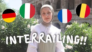 my interrail experience  italy germany belgium france [upl. by Gingras10]