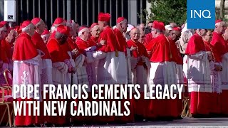 Pope Francis cements legacy with new cardinals [upl. by Odette545]