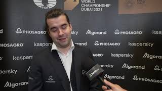 Nepo Reacts To Losing Game 6  FIDE World Chess Championship [upl. by Humberto994]