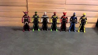 Ranger Key Series Ranger Key Set Kamen Rider OOO Review [upl. by Hospers287]