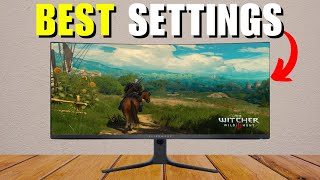 alienware aw3423dwf best settings [upl. by Annaeed]