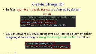 C Strings [upl. by Muir]