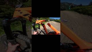 CARBON MTB FRAME SNAPS RESULTING IN HUGE CRASH mtb mountainbiking downhill gopro fail [upl. by Subir]