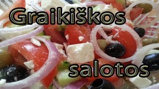 Graikiškos salotos   Pasigamink pats  S02E17 [upl. by Olaznog]