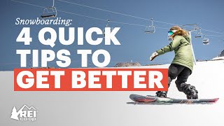 How to Improve Your Snowboarding—Intermediate Snowboarding Tips  REI [upl. by Ryley353]