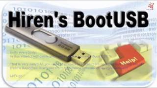 Guide how to make USB Hirens Boot easy step by step [upl. by Abroms]