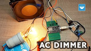 AC Dimming and AC Motor Speed Control How To with ArduinoNodeMCU [upl. by Eudocia]