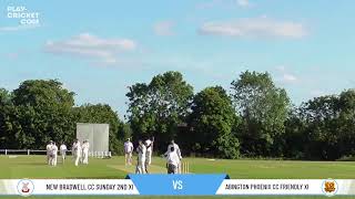 New Bradwell CC Sunday 2nd XI v Abington Phoenix CC Friendly XI [upl. by Liw410]