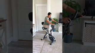 Indoor Exercise Bike with Pulse LCD Display vedio by Yurbi exercisebike bike gymexercises [upl. by Ddal]