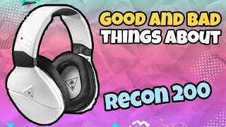 Turtle Beach recon 200 good and bad things about them [upl. by Woolson512]