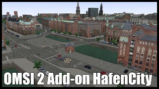 OMSI 2 Addon HafenCity – Hamburg Modern Trailer HD [upl. by Heidt]