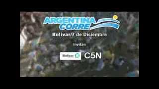 C5N  ARGENTINA CORRE EN BOLIVAR  CARRERA DINO HUGO TINELLI PROMO [upl. by Tobie]