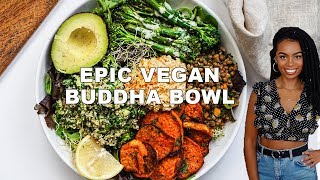 EPIC FLAVOURFUL BUDDHA BOWL 5 easy vegan recipes [upl. by Alviani]