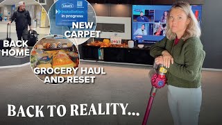 Week in the Life Back to Reality 🛒 Grocery Haul amp Reset 🏡 New Carpet amp More ✨ [upl. by Nywnorb419]