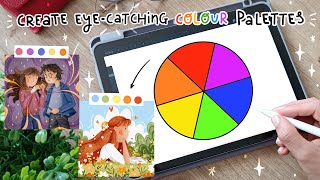 Colour Theory 101 Create Stunning Procreate Palettes [upl. by Kcirdneked]