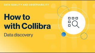 Collibra Data Quality amp Observability demo data discovery [upl. by Elehcir]