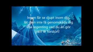 Slå dig Fri Karaoke Let it go Swedish [upl. by Pandolfi]