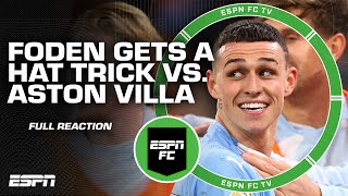 THIS KID IS SPECIAL 👀 Reaction to Phil Fodens hat trick vs Aston Villa  ESPN FC [upl. by Scriven822]