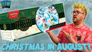 Christmas In August New Pokémon Center Advent Calendar Opening [upl. by Schoening]