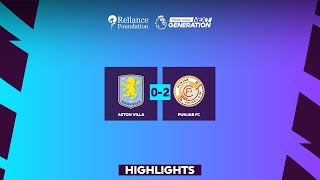 Aston Villa vs Punjab FC  3rd Place Playoff  Highlights  PL Next Gen Cup 2024 [upl. by Harolda]