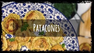 ¿Cómo hacer tostones Receta de patacones ecuatorianos con huevo frito y aguacate [upl. by Atilrac]