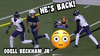 Odell Beckham Jr Highlights Vs Chargers 🔥 Ravens vs Chargers 2023 highlights [upl. by Enelegna]